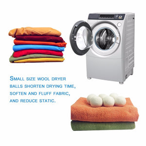 6PCS/pack Laundry Clean Ball Wool Dryer