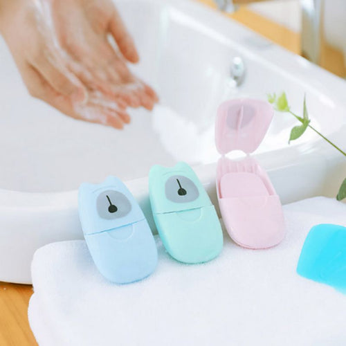 Portable Hand-Washing Soap Paper (50 Pcs/BOX)