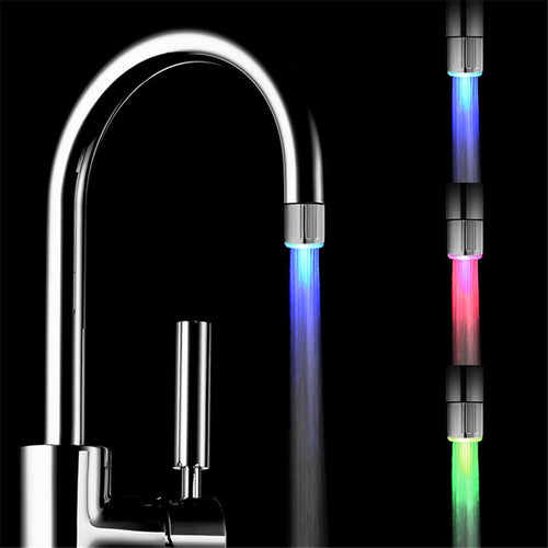 LED Faucet Colorful Changing Glow Nozzle Shower