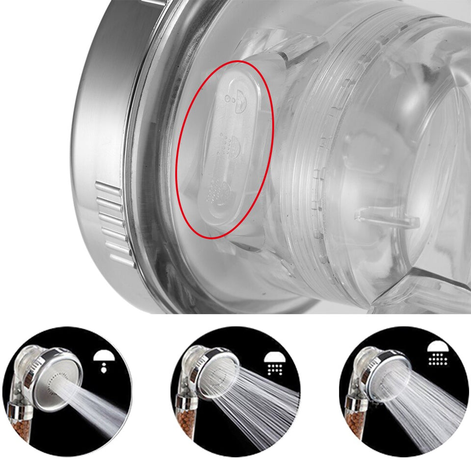 3 Mode High Pressure Handheld Shower