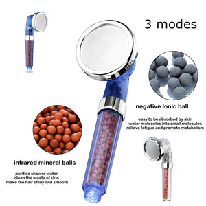 3 Mode High Pressure Handheld Shower