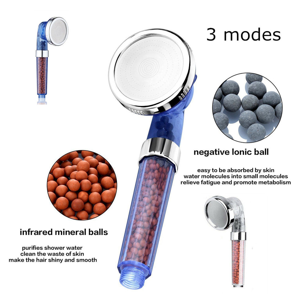 3 Mode High Pressure Handheld Shower