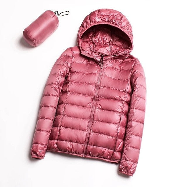 Ultra Light Solid Portable warm jackets woman men