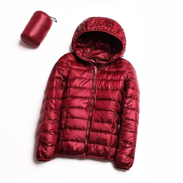 Ultra Light Solid Portable warm jackets woman men