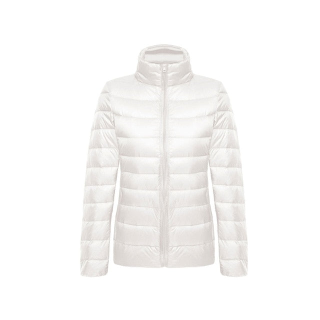 Ultra Light Solid Portable warm jackets woman men