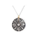 You are my sunshine Open Locket Sunflower Pendant