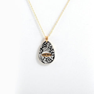 You are my sunshine Open Locket Sunflower Pendant