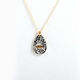 You are my sunshine Open Locket Sunflower Pendant
