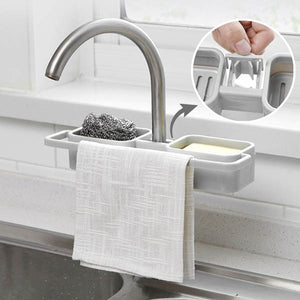 Storage Organizer for Kitchen Sink Faucet Sponge