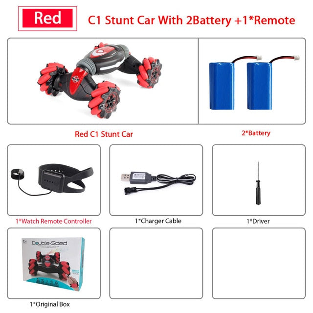 Gesture Control Double-Sided Stunt Car