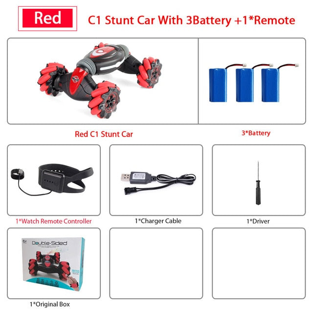 Gesture Control Double-Sided Stunt Car