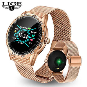 Women smart watch waterproof sport for iPhone