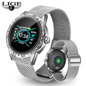 Women smart watch waterproof sport for iPhone