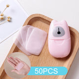 Portable Hand-Washing Soap Paper (50 Pcs/BOX)