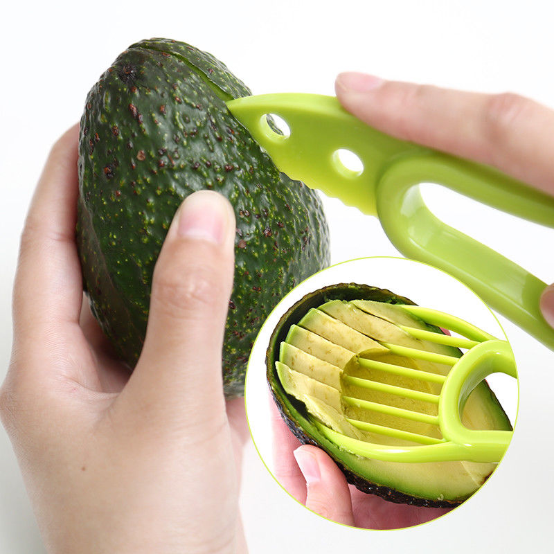 Avocado Slicer Shea Corer Butter Fruit Peeler