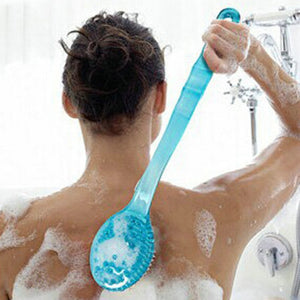 Long Handled Plastic Bath Shower Back Brush Scrubber